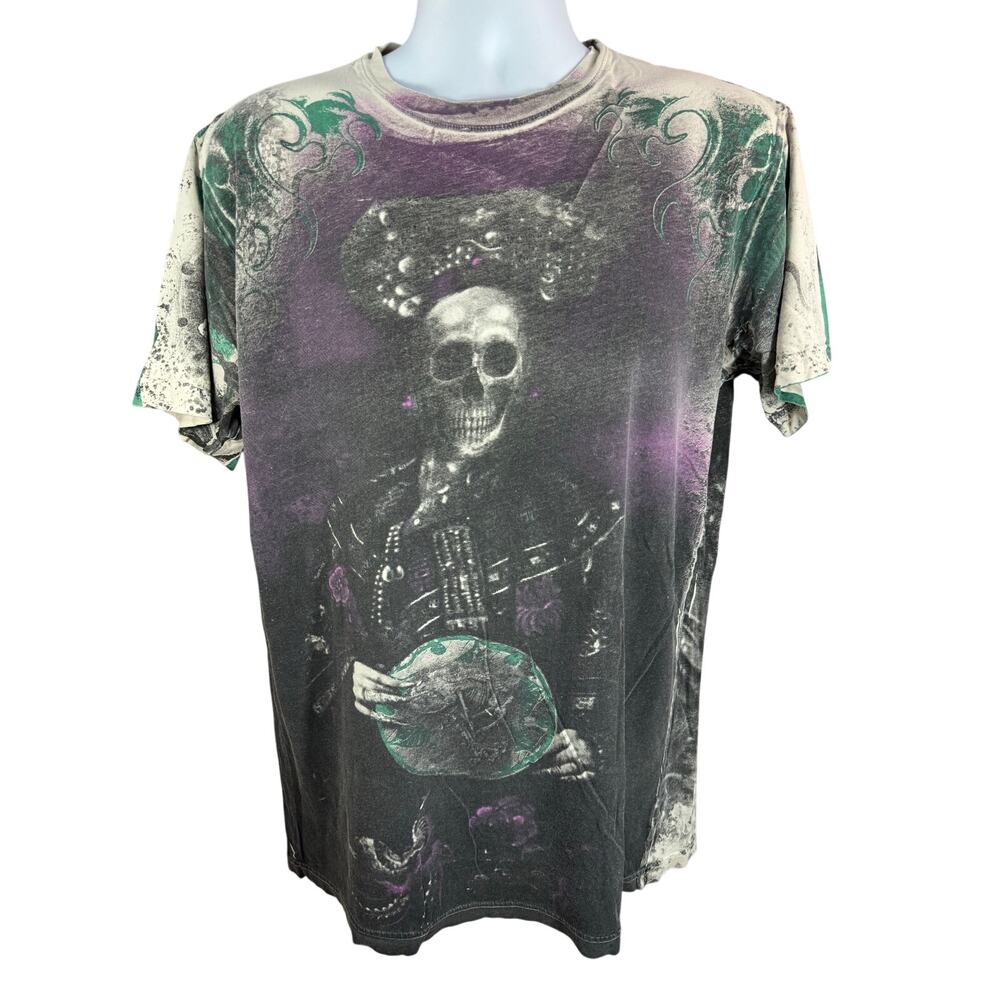 Affliction Dragon Queen Short Sleeve T-Shirt XL Tattoo Biker